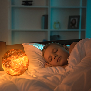 Galaxy Moon Night Light
