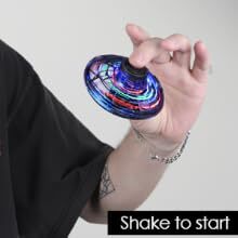 Shake to start flying spinner